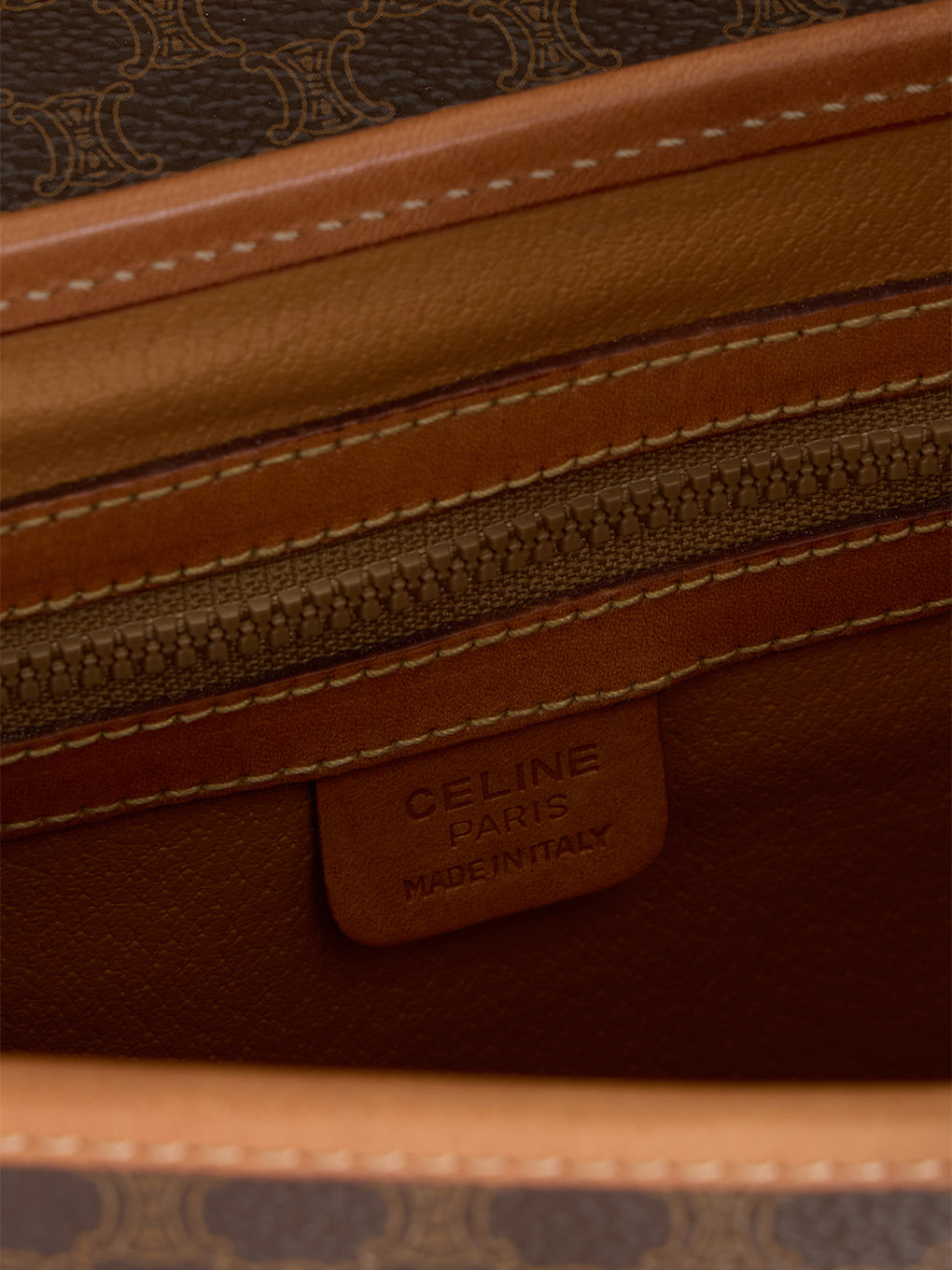 CELINE マカダム柄ショルダーバッグ