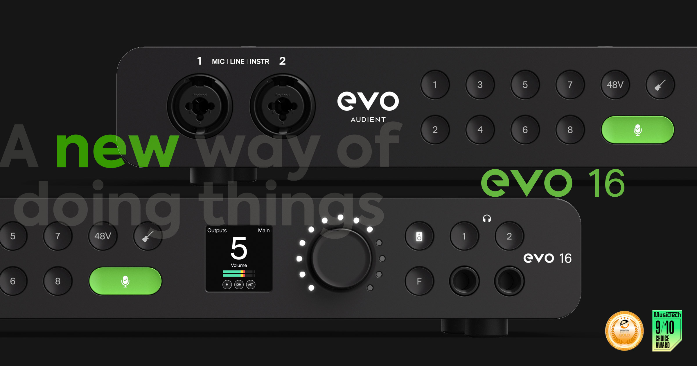 AUDIENT | evo 16 | USB オーディオ・インターフェイス | 製品情報