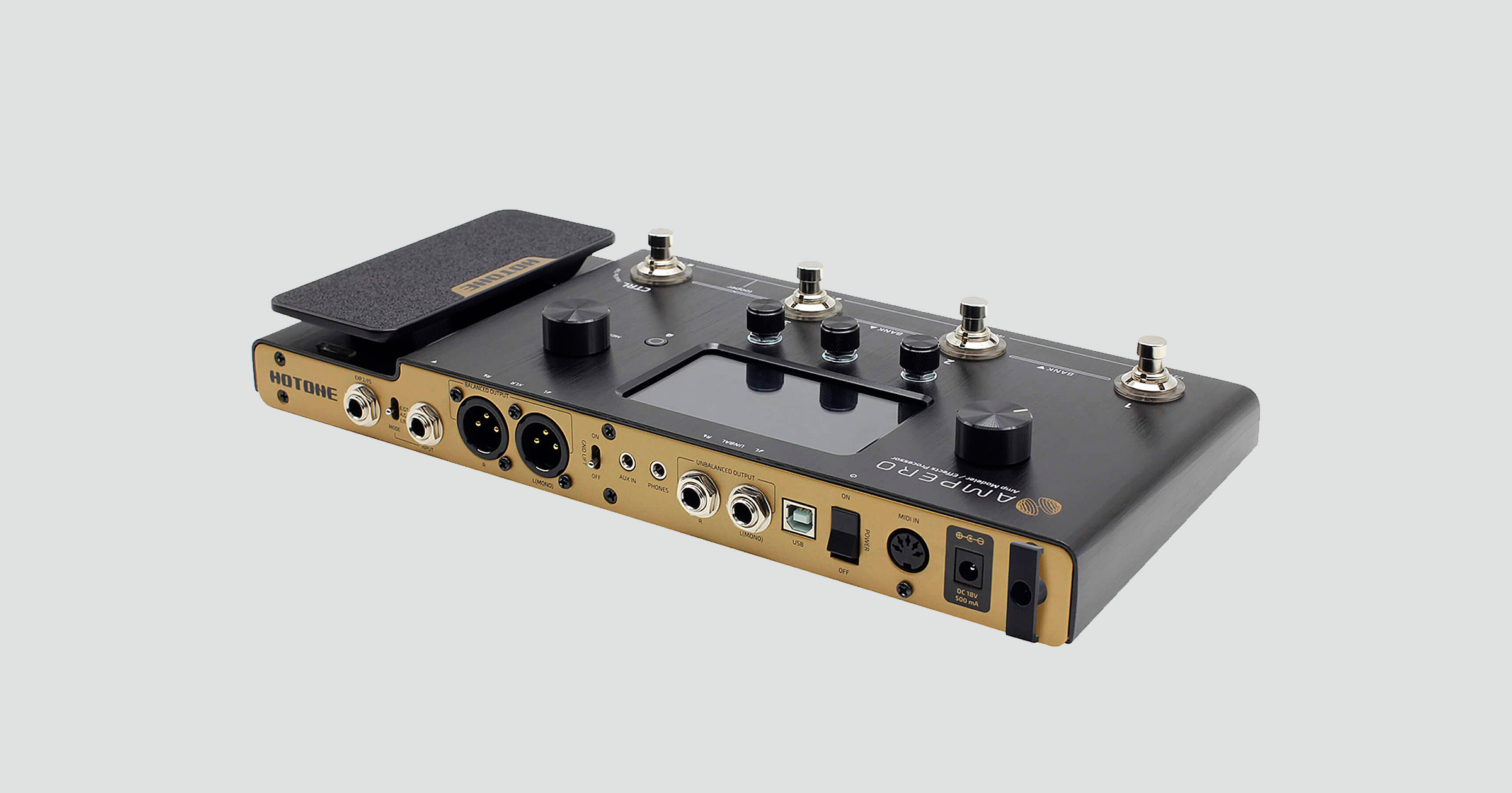 HOTONE AMPERO マルチエフェクター ギター/ベース 両方使用可能 HOTONE