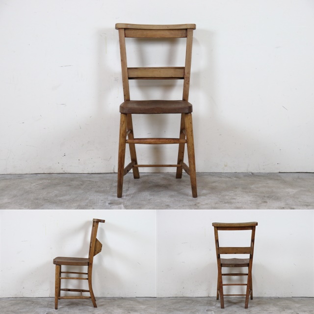 チャーチチェア 聖書入れ付 イギリス ち56-3