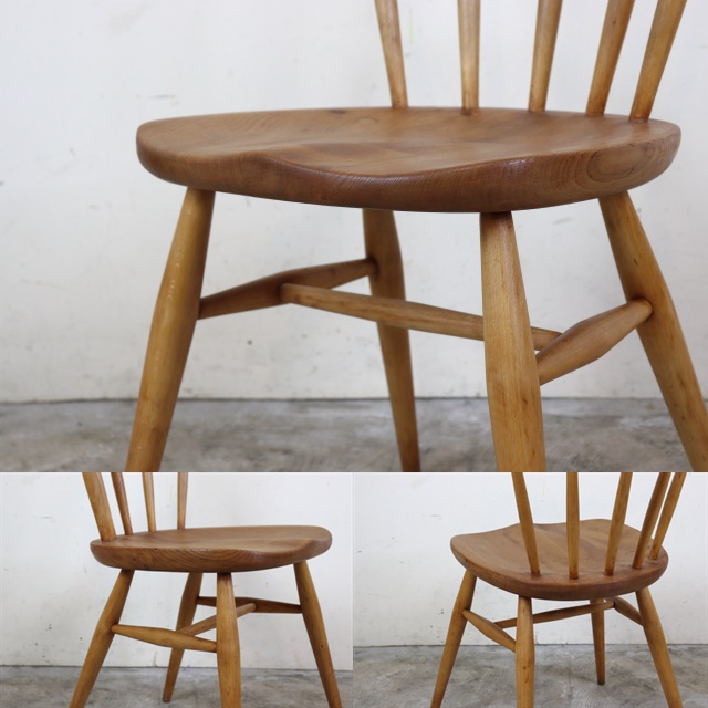 イギリス アーコール社 ercol レア ファンバックチェア ち8-2
