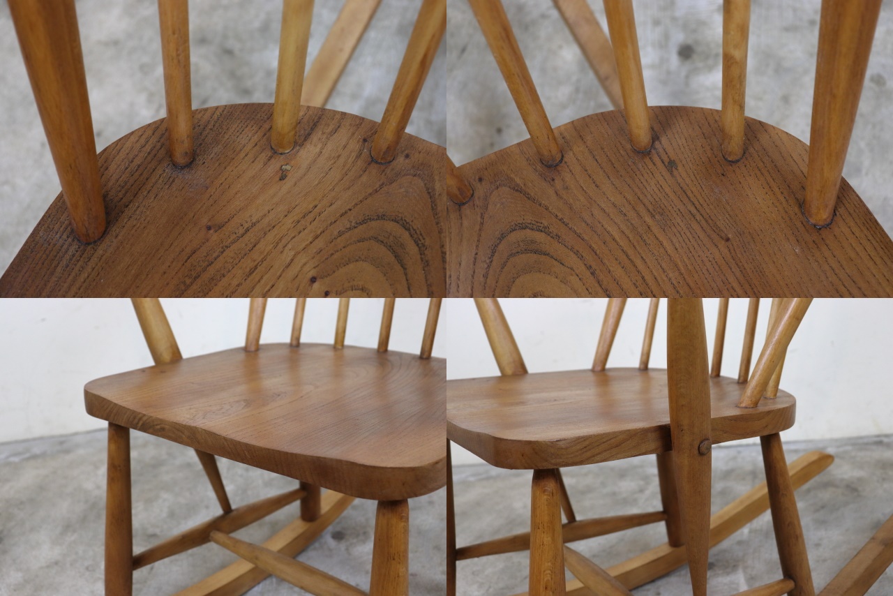 イギリス アーコール社 ercol フープバックロッキングチェア す88-1