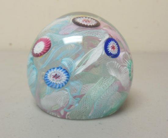 ベネチアングラス（ムラノガラス）ペーパーウェイト – アンティーク