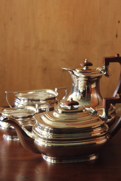 アンティークシルバーティーポット アールデコ 紅茶器 francis haward
