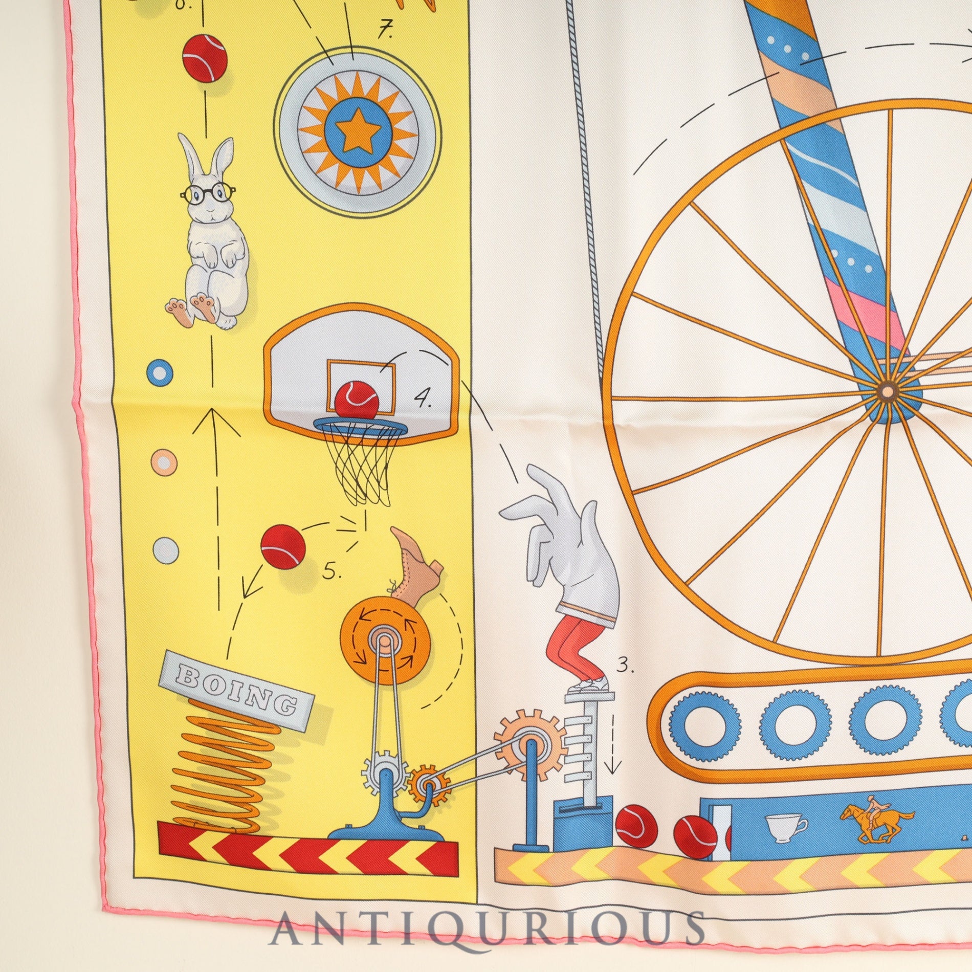 エルメス スカーフ カレ90 Tea for Two ティーフォートゥー 箱 タグ