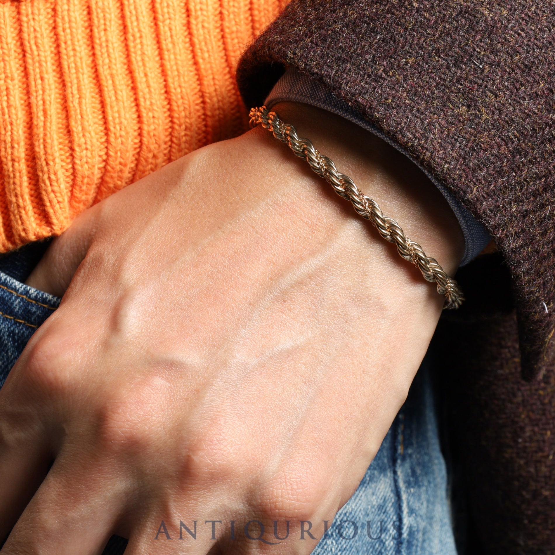 ティファニー ブレスレット ツイストチェーン SV925/750 | 東京銀座の