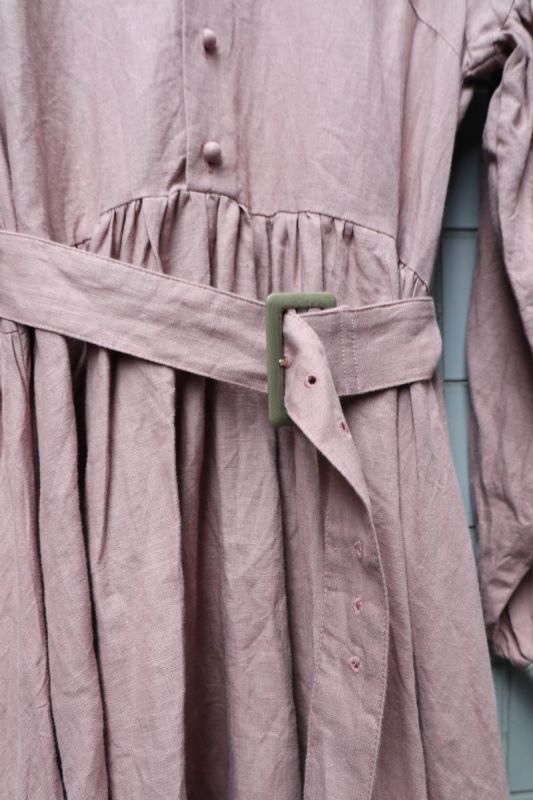 ha za ma ハザマ】経年真価のワンピース ピンク