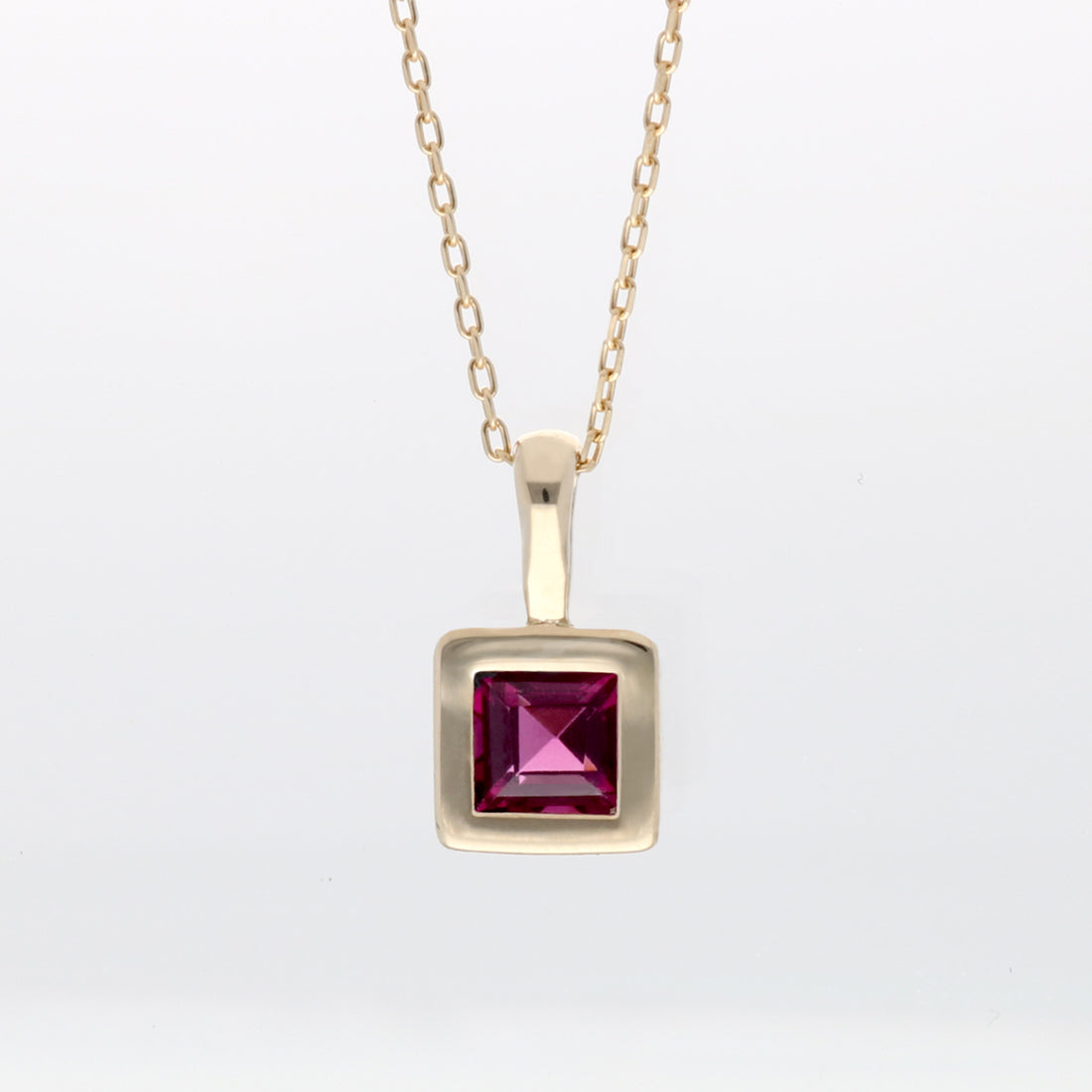 K10 ロードライトガーネット スクエア ネックレス – anybelle