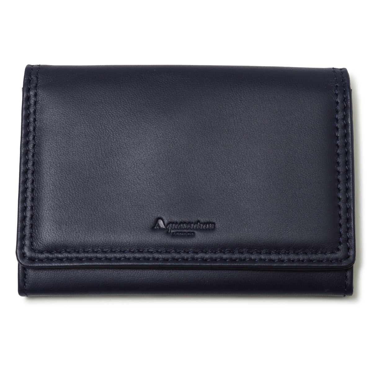 Aquascutum アクアスキュータム 名刺入れ サットン AQWM-001 ブラック