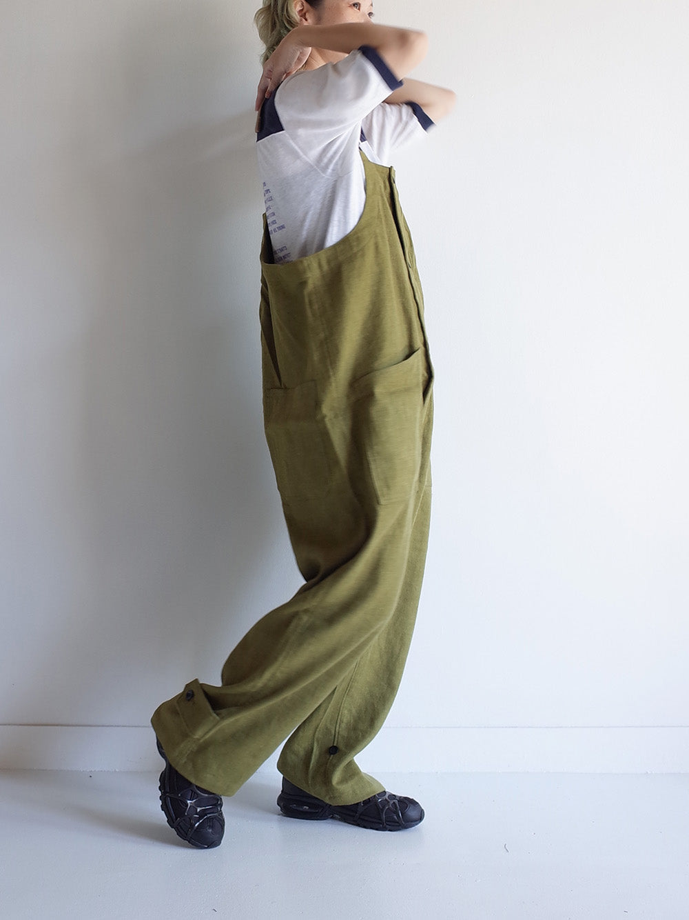 LINENSUEDE DECK PANTS(GREEN) – ANCELLM