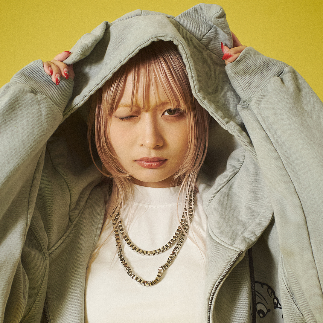 GALFY / 染め染めデスメタルにゃんにゃんパーカー