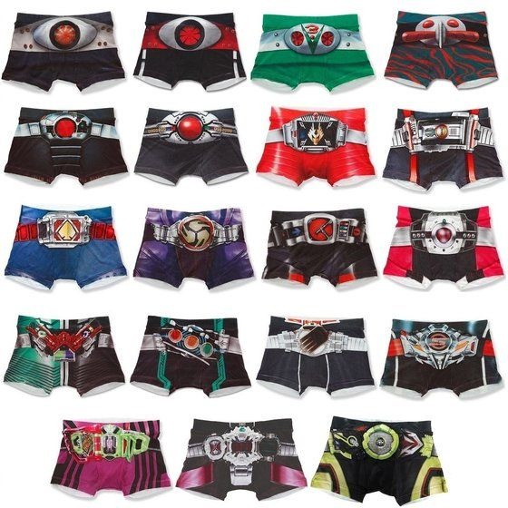 仮面ライダー」シリーズ“なりきりボクサーパンツ”登場！ 1号、電王