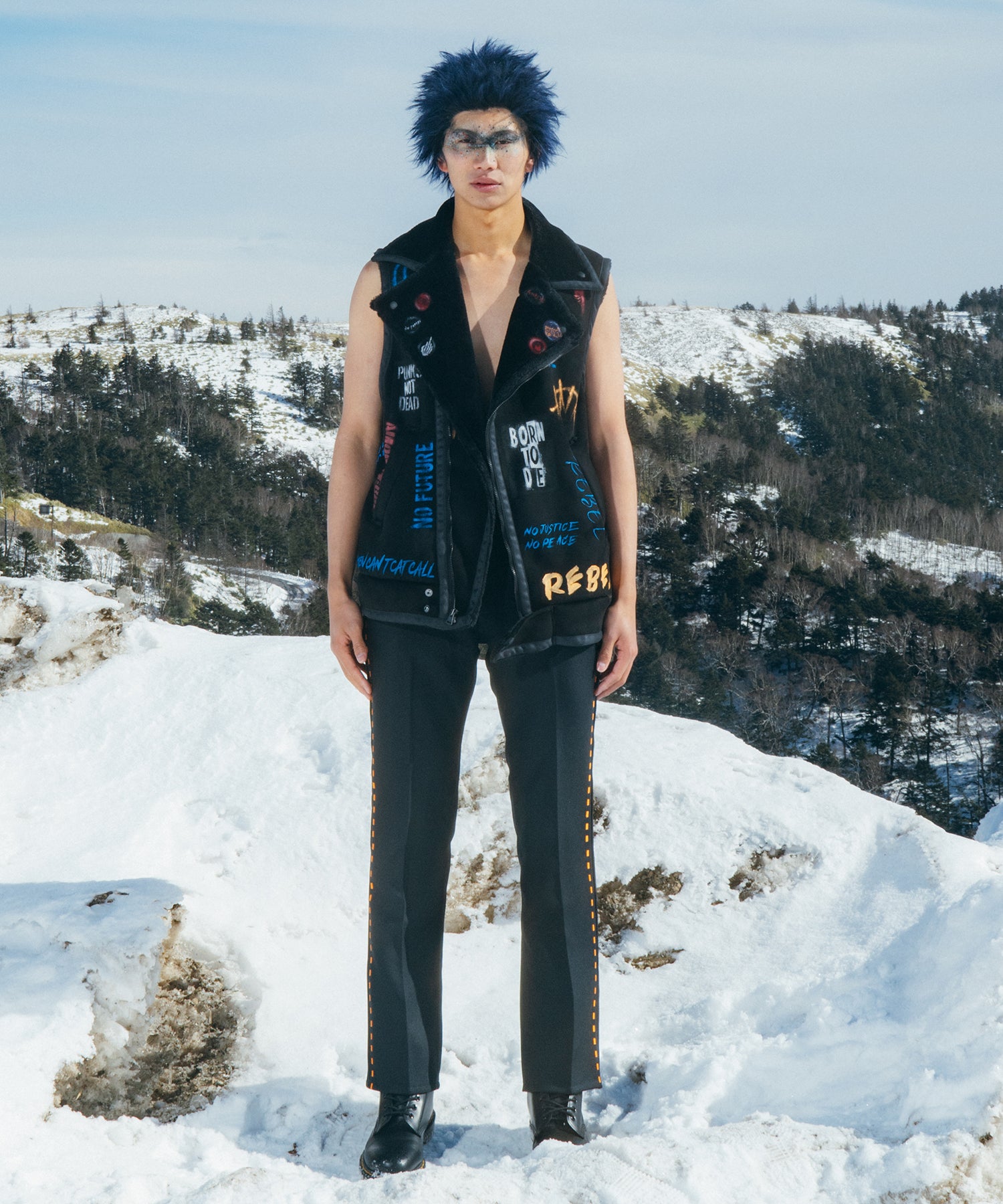 amok × wrangler LASER STITCH WRANCHER PANTS – ANLIO（アンリオ）