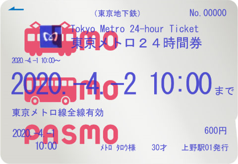 東京メトロ、3月14日から「東京メトロ24時間券」などをPASMOでも利用