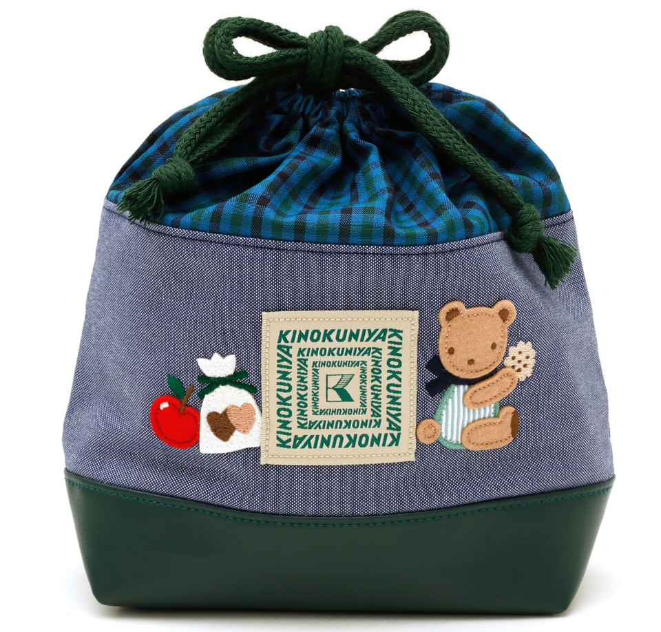 紀ノ国屋×ファミリア、初コラボのデニム生地バッグや巾着など4点