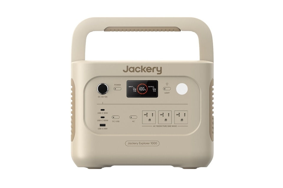 Jackery、3072Whの大容量でコンパクト・軽量なポータブル電源。3月31日
