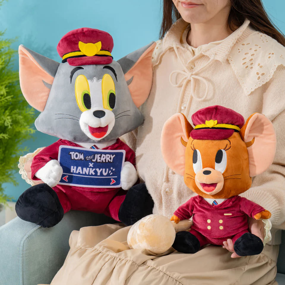 阪急電鉄「トムとジェリー号」の添乗ぬいぐるみと限定スカジャン受注