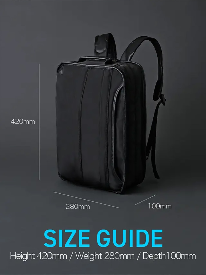 UNITED TOKYO、日本製3WAYビジネスバッグ。撥水素材で20個のポケット