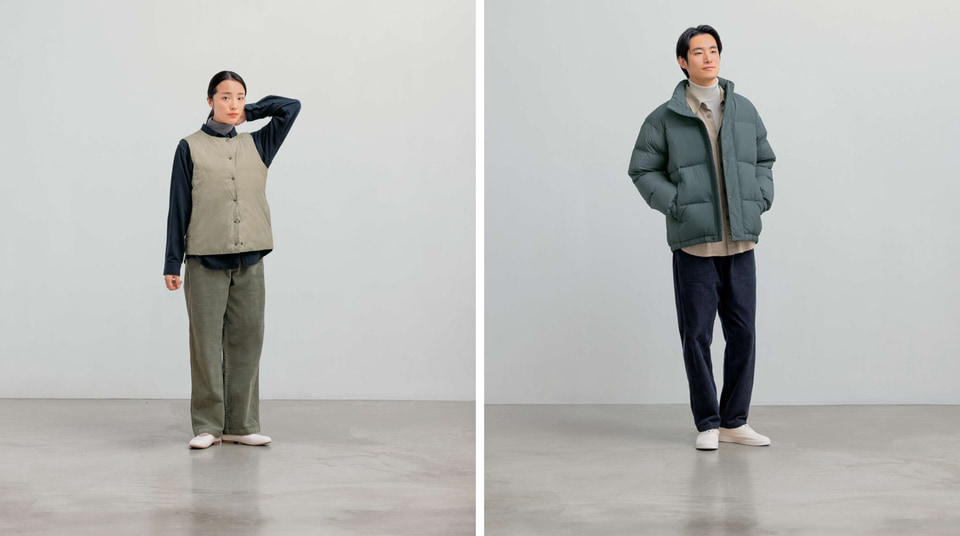 無印良品、折りたたんで持ち運べる「軽量ダウンポケッタブル」7