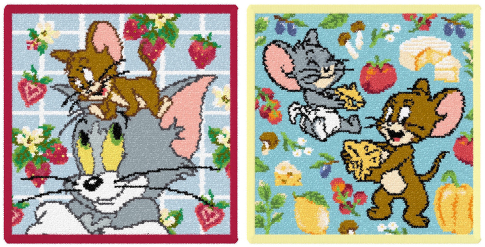 フェイラー×トムとジェリー初コラボ。ハンカチ2種類をジュエリーカミネ