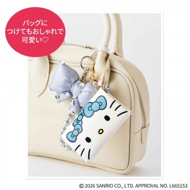 付録は“水色ハローキティ”のマルチケース。mini 5月号、予約注文