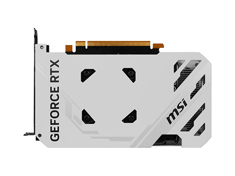 真っ白なクーラーを搭載した「GeForce RTX 4060 VENTUS 2X WHITE 8G OC