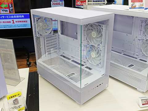 ドスパラセレクトのピラーレスPCケース「XR Pastel Purple」が発売