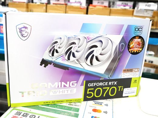 MSI「GeForce RTX 5070 Ti 16G GAMING TRIO OC WHITE」が発売 - AKIBA