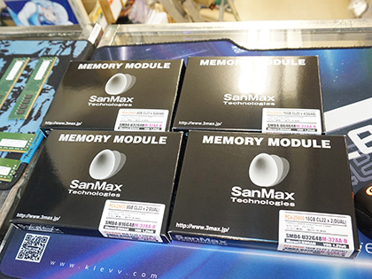 SanMaxのDDR4-3200ネイティブメモリが計4製品、8GB×2枚で税込13,380円