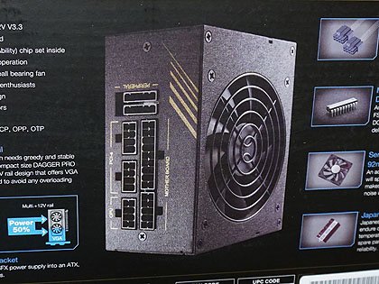 フルモジュラー方式のSFX電源「DAGGER PRO」がFSPから、容量別に4種類