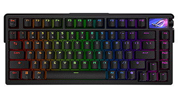2インチ有機ELパネル搭載のゲーミングキーボード「ROG Azoth X Gaming