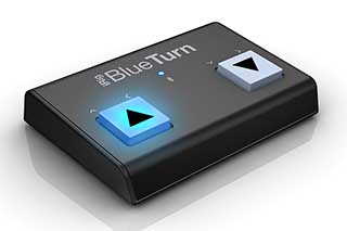 iPadの楽譜を足元で操作。譜めくりBluetoothフットペダル「iRig