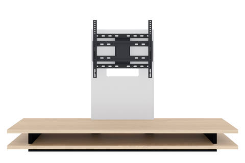 リフォーム不要でテレビを“ほぼ”壁掛け。7万円のレグザ純正ローボード