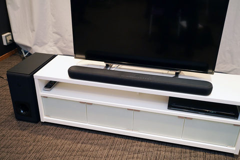 ヤマハ、ネット再生やAlexaに対応したサブウーファ付きサウンドバー