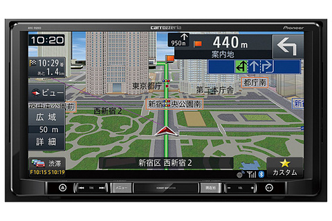 パイオニア、9V型大画面モデルに“約2.4倍”のHDパネルを搭載した新型“楽