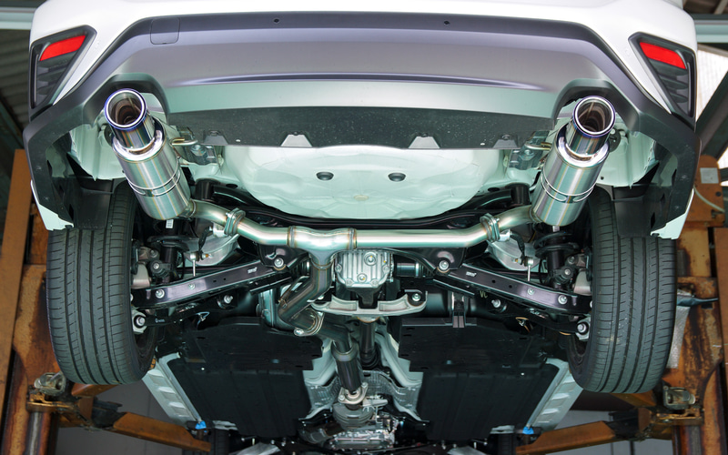 HKS、軽量スポーツマフラー「ハイパワースペックL II」にスバル