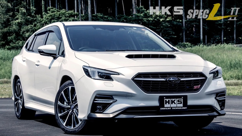 HKS、軽量スポーツマフラー「ハイパワースペックL II」にスバル