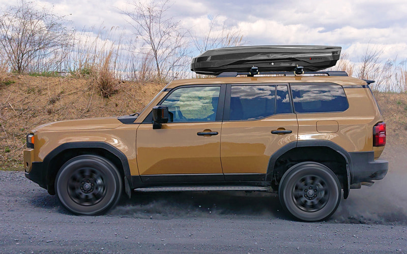 カーメイト、ルーフキャリアブランドINNO最長の「ルーフボックス855