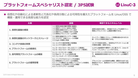 LPI-Japan、Linuxスペシャリストの新認定「LinuCレベル3」を発表――12月