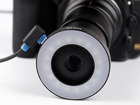 LAOWA「25mm F2.8 2.5-5× ULTRA MACRO」用のLEDリングライト