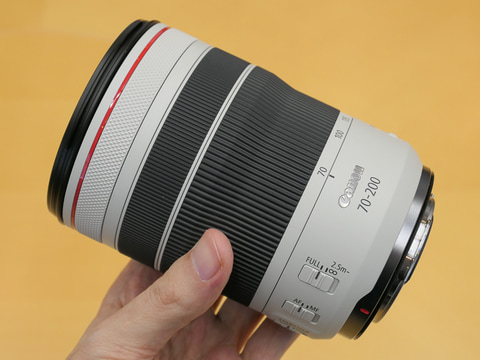 キヤノン、F4標準ズーム並みに小型化した「RF70-200mm F4 L IS USM