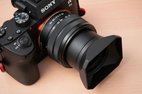 ミニレポート：ソニー標準ズーム「FE 28-60mm F4-5.6」のレンズ保護や