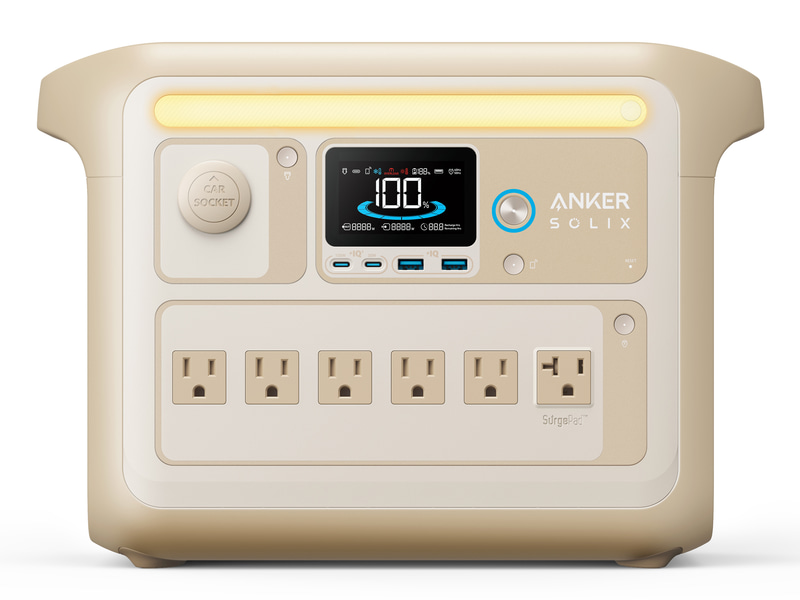 58分で満充電できるポータブル電源「Anker Solix C1000 Portable Power