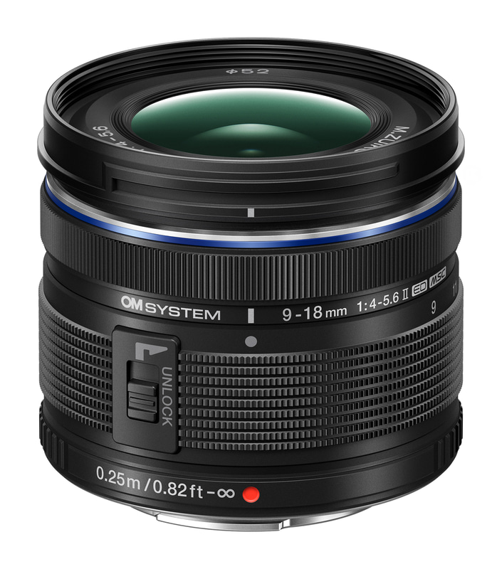 OM SYSTEM、小型軽量の広角ズーム「M.ZUIKO DIGITAL ED 9-18mm F4.0