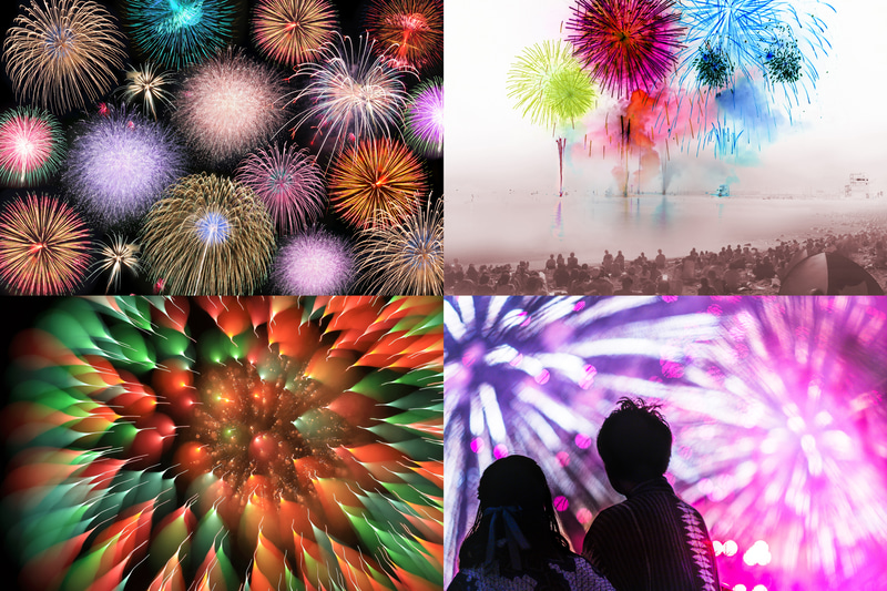 GANREFメンバーが撮った「季節の写真」：夏の夜空に咲いては消え