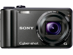 ソニー、光学10倍ズームの低価格モデル「サイバーショットDSC-H55