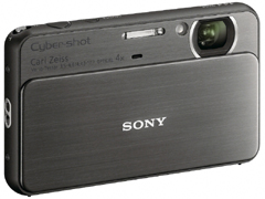 ソニー、1,410万画素のタッチパネルモデル「サイバーショットDSC-T99