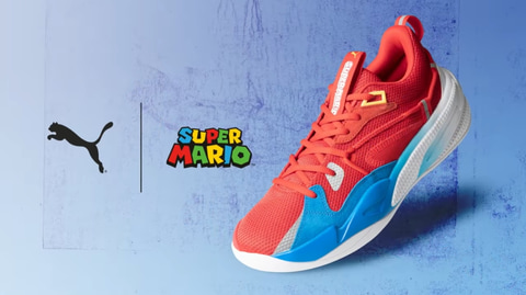 プーマと「マリオ」がコラボ！ 真っ赤なデザインが特徴のコラボ