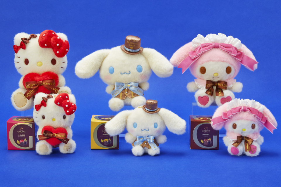 サンリオ×ゴディバ、「ハローキティ/マイメロディ/シナモロール」の