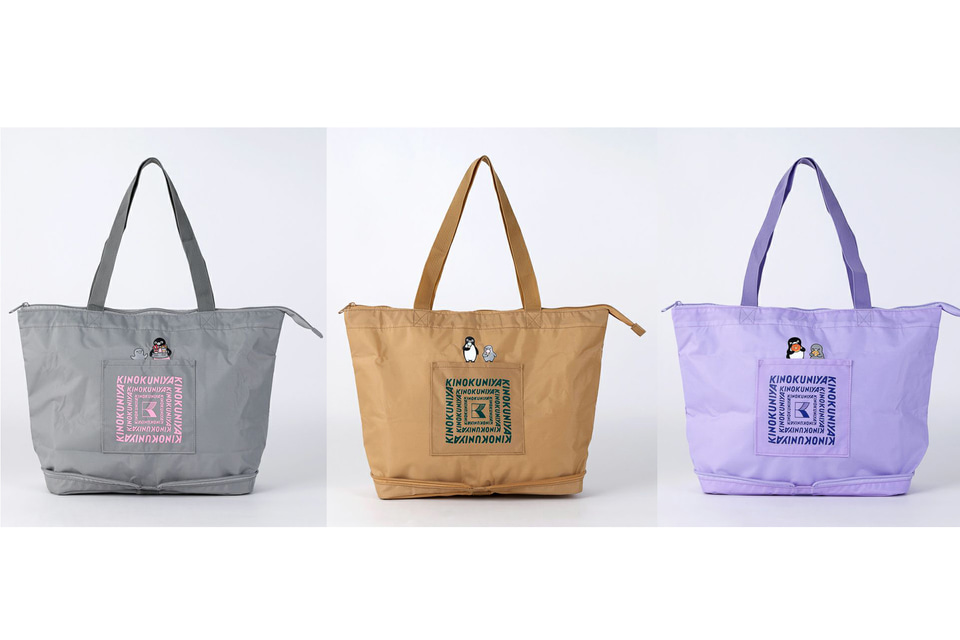 紀ノ国屋「Suicaのペンギン」がかわいい「折りたためる保冷トート